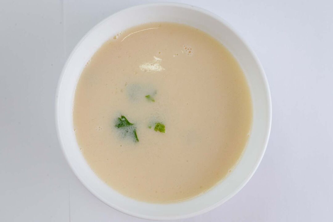 Puree fish soup for puree
