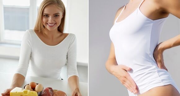 The result of weight loss on a carbohydrate diet for girls